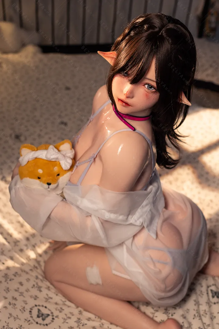155cm (5ft1) G罩杯 混合材質性愛娃娃 Freesia, ROS 头部